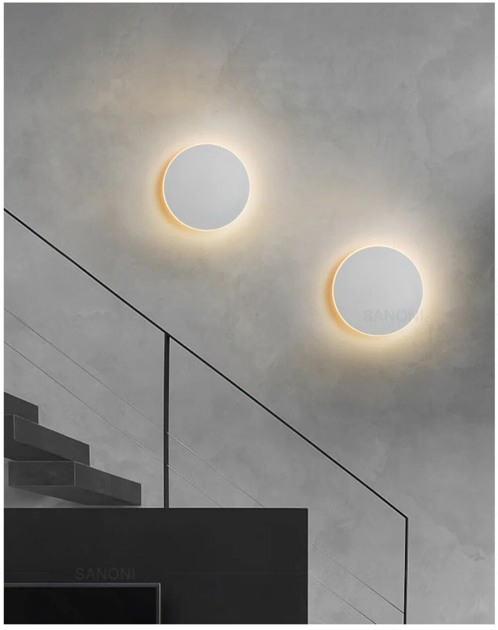 LumaSphere – Circular LED Wall Light