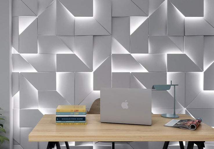 IllumiBeam – Elegant 3D Wall Lamp for Stunning Light Effects