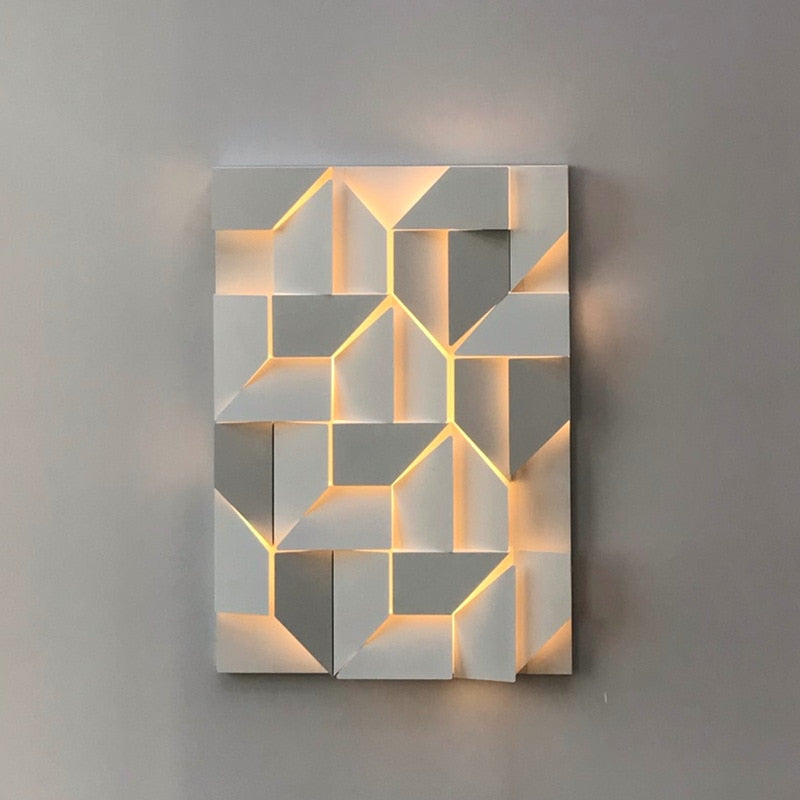 IllumiBeam – Elegant 3D Wall Lamp for Stunning Light Effects