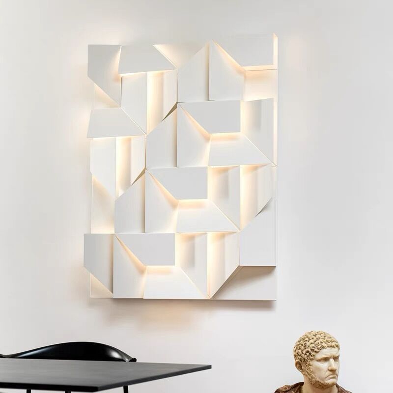 IllumiBeam – Elegant 3D Wall Lamp for Stunning Light Effects