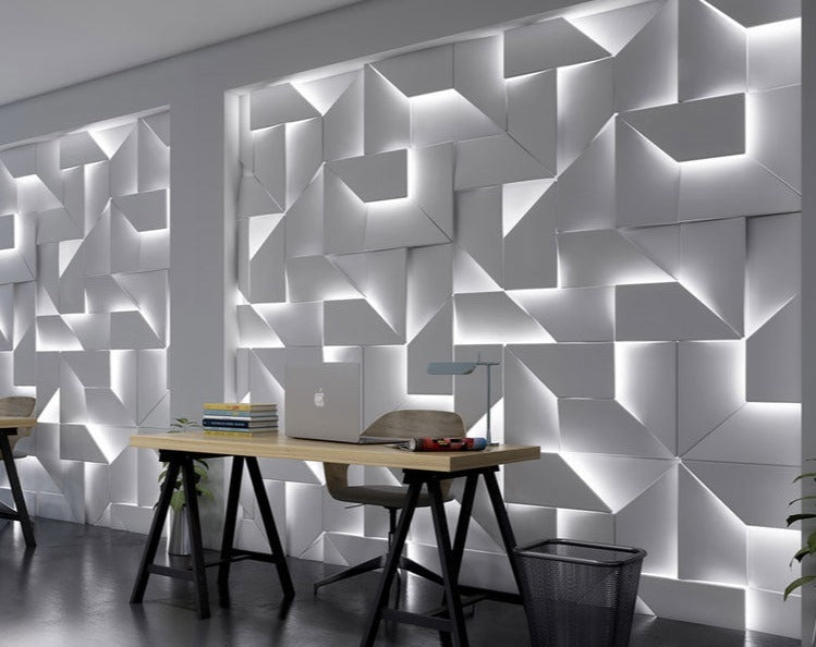 IllumiBeam – Elegant 3D Wall Lamp for Stunning Light Effects