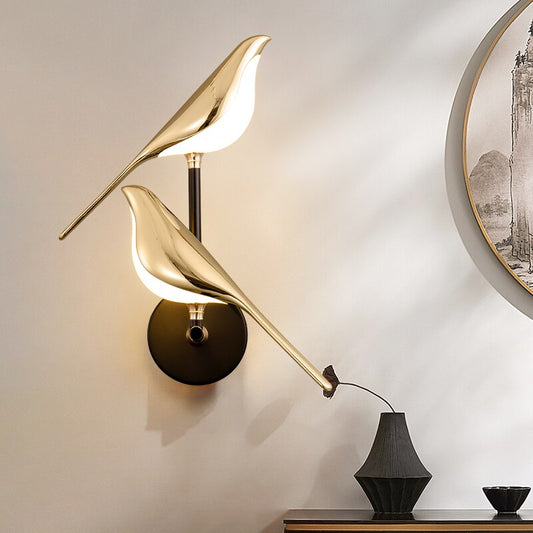 Stylish Bird-Inspired Wall Lamp – Decorative Wall Lighting for Living Room, Bedroom & Hallway