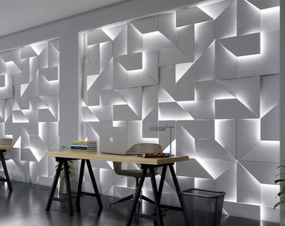 IllumiBeam – Elegant 3D Wall Lamp for Stunning Light Effects
